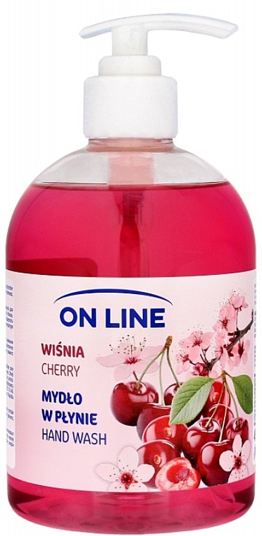 Рідке мило для рук «Вишня» - On Line Cherry Hand Wash — фото N1
