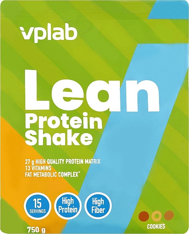 Протеин "Печенье и крем" - VPlab Lean Protein Shake — фото N1