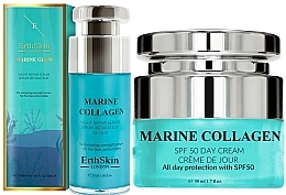 Парфумерія, косметика Набір - ErthSkin London Marine Collagen (d/cr/50ml + serum/30ml)