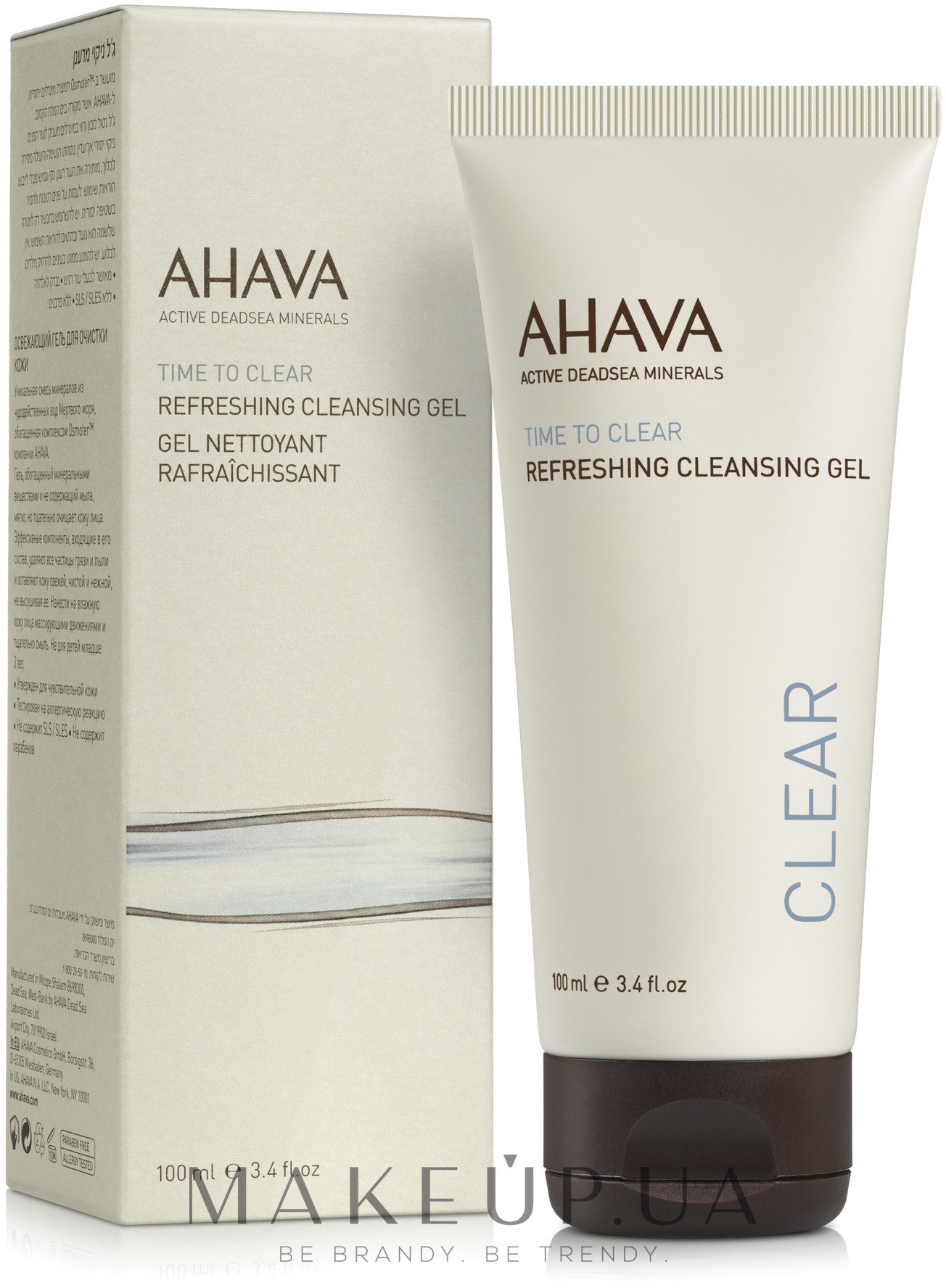 Очищуючий гель для обличчя - Ahava Time to Clear Refreshing Cleansing Gel — фото 100ml
