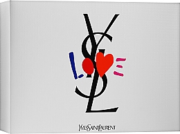 Yves Saint Laurent Black Opium - Набор (edp/90ml + mascara/2ml + lipstick/6ml + pouch) — фото N1