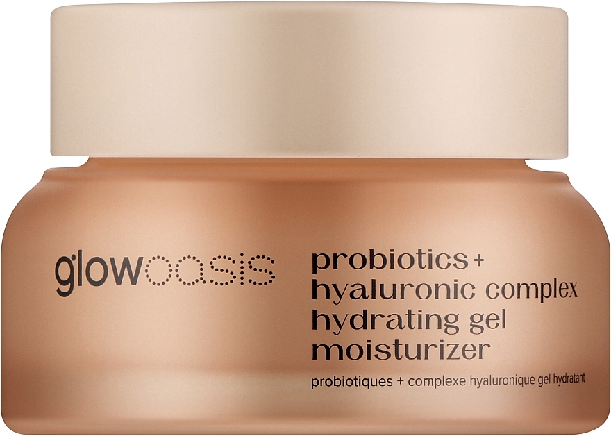 Інтенсивний зволожуючий гель для обличчя - Glowoasis Probiotics + Hyaluronic Complex Hydrating Gel Moisturizer — фото N1
