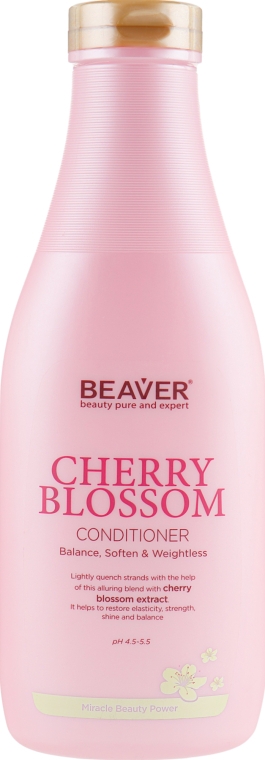 Кондиционер для ежедневного использования с экстрактом цветов Сакуры - Beaver Professional Cherry Blossom Conditioner — фото N5