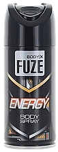 Дезодорант-спрей для чоловіків "Energy" - Body-X Fuze — фото N1