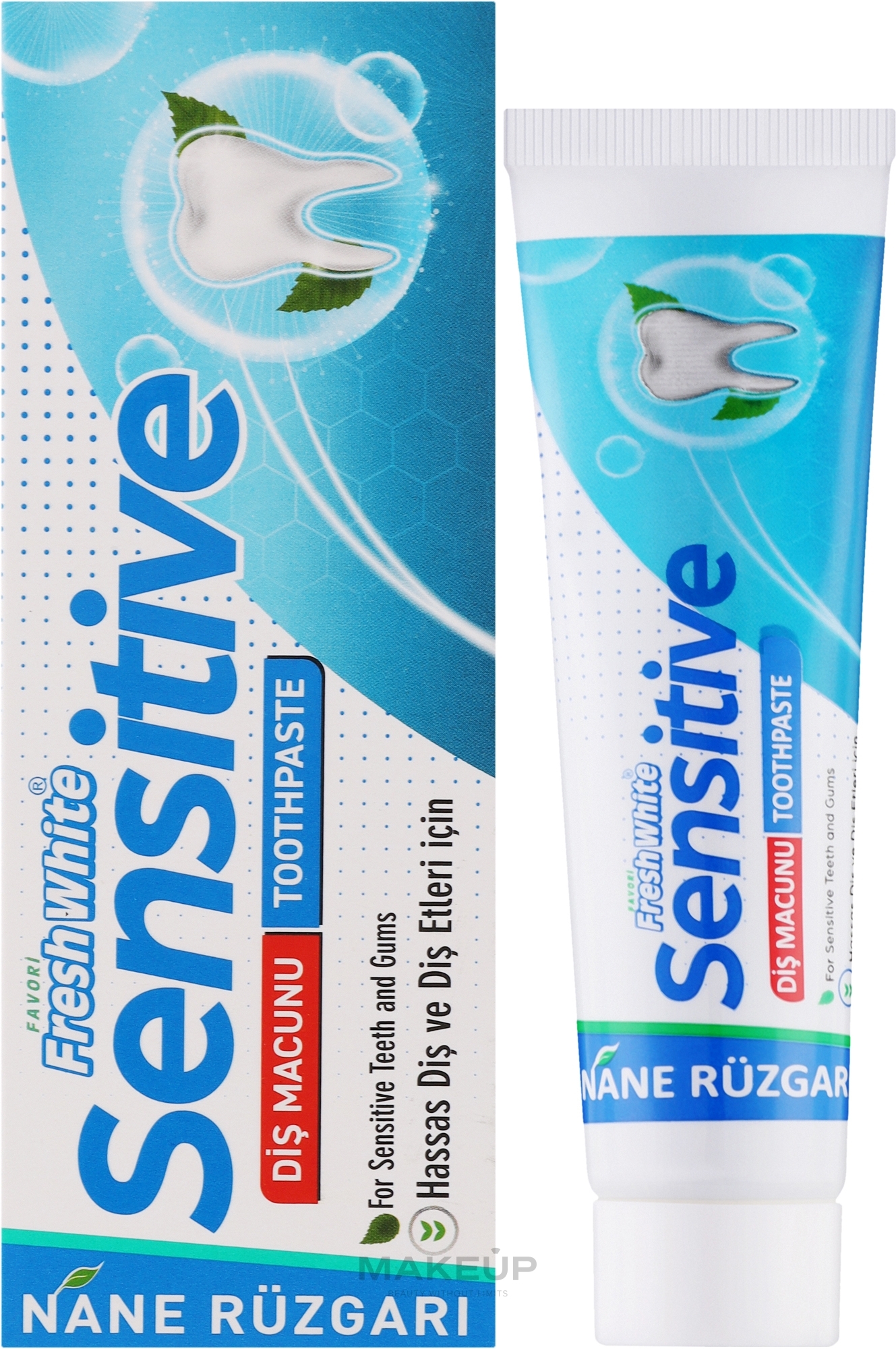 Зубная паста для чувствительных зубов - Fresh White Sensitive — фото 90g