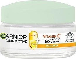 Дневной крем для лица с витаминос С - Garnier SkinActive Vitamin C Glow Boost Day Cream — фото N1