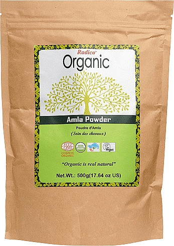 Органічний порошок амли для волосся - Radico Organic Amla Powder — фото N3
