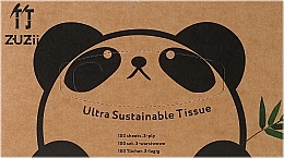 Парфумерія, косметика Тришарові гігієнічні серветки з бамбука - Zuzii Bamboo Facial Tissue