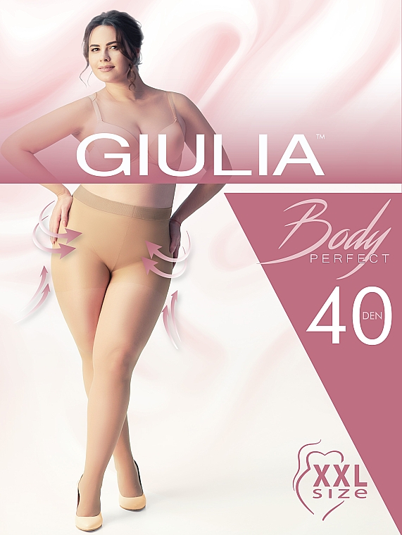 Колготки для женщин "Perfect Body XXL" 40 Den, daino - Giulia