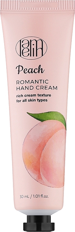 Крем для рук "Peach" - Lamelin Romantic Hand Cream — фото N1