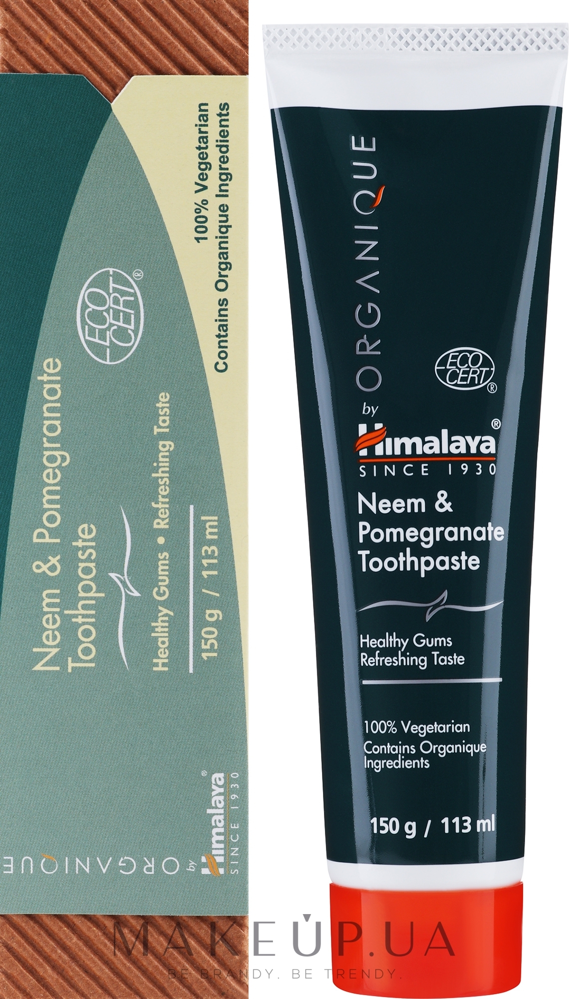Органическая зубная паста "Ним и Гранат" - Himalaya Herbals Neem & Pomegranate Toothpaste — фото 150g