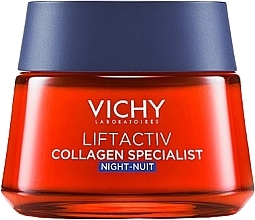 Парфумерія, косметика Колагеновий нічний крем-догляд для обличчя - Vichy Liftactiv Collagen Specialist Night Cream *