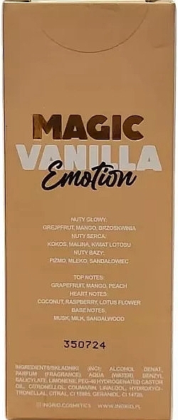 Ingrid Cosmetics Magic Vanilla - Парфюмированная вода — фото N3