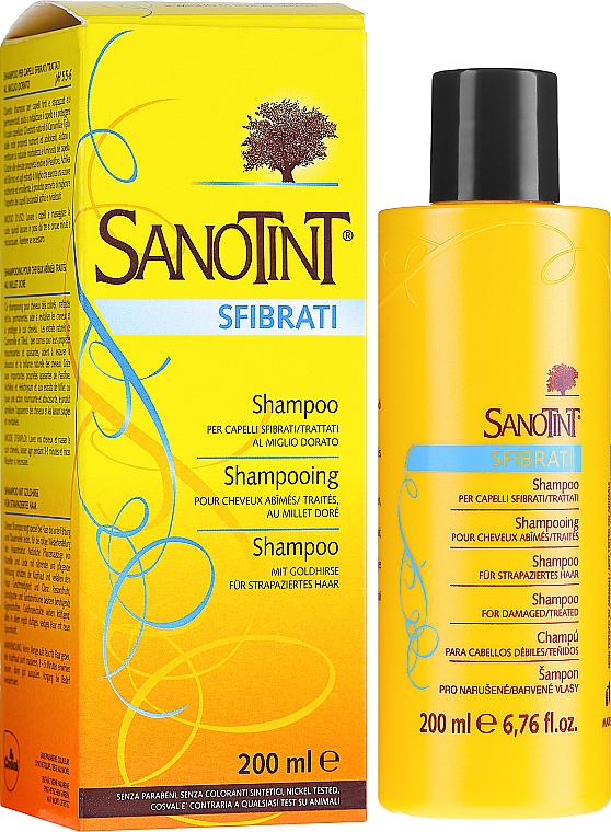 Шампунь для поврежденных волос - SanoTint — фото N1
