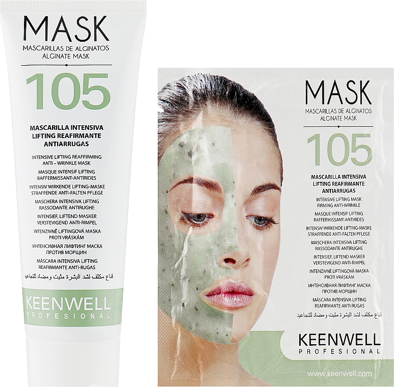 Интенсивная лифтинг-маска против морщин - Keenwell Alginate Mask №105 — фото N1