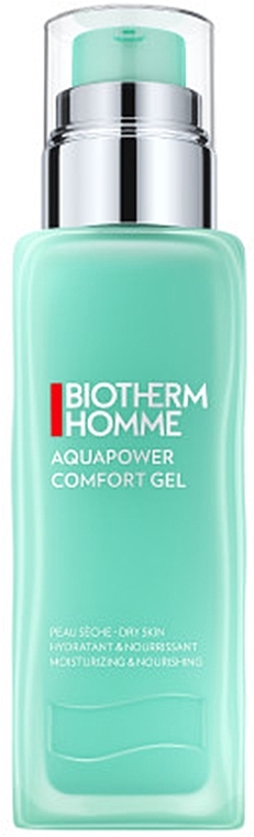 Удосконалений гель з ефектом зволоження та живлення для сухого типу шкіри обличчя чоловіків - Biotherm Homme Aquapower Comfort Gel — фото N1