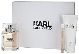 Парфумерія, косметика Karl Lagerfeld Karl Lagerfeld for Her - Набір (edp/85ml + b/l/100ml + edp/10ml)