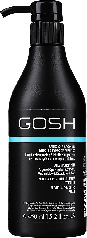 Кондиционер для волос с аргановым маслом - Gosh Copenhagen Argan Oil Conditioner — фото N4