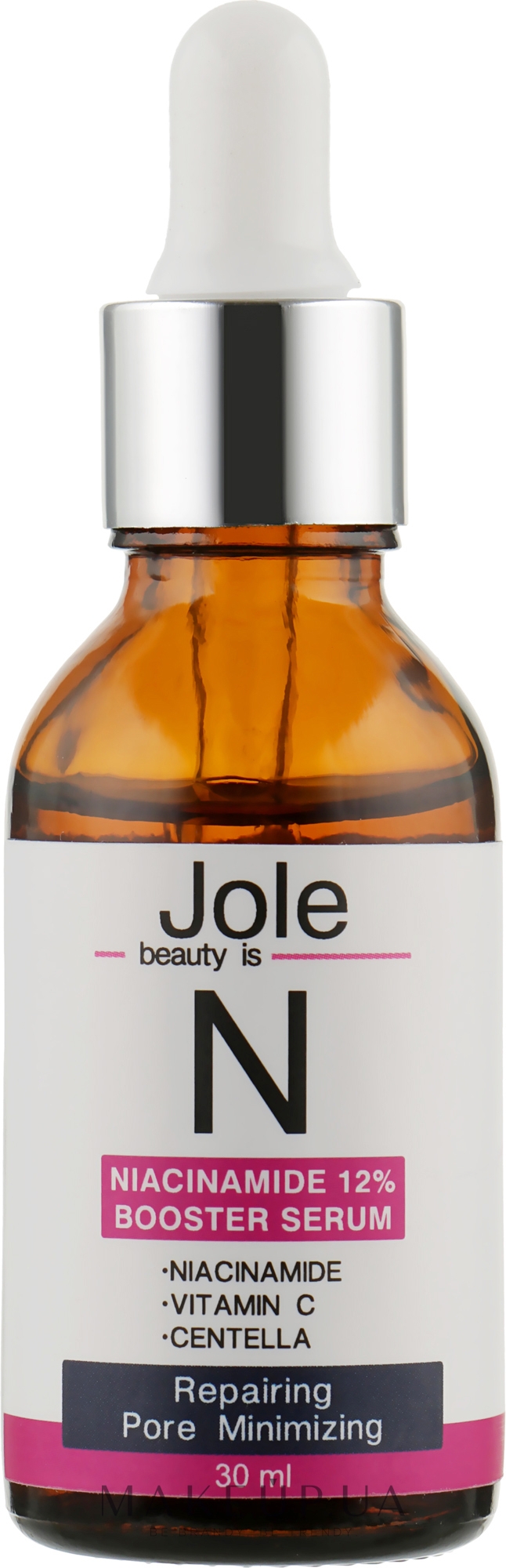 Сироватка-бустер з ніацинамідом 12% і вітаміном С - Jole Niacinamide N12 Intensive Booster Serum — фото 30ml