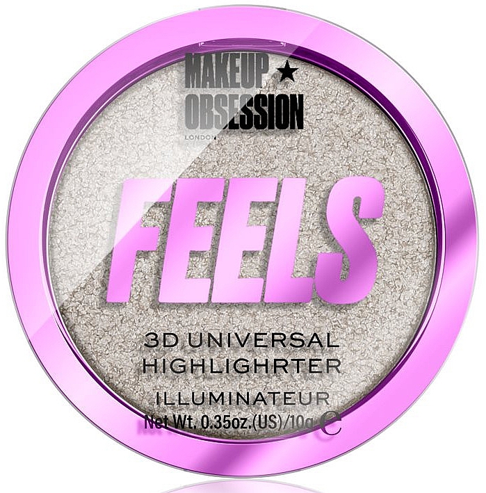 Хайлайтер для лица - Makeup Obsession Feels 3D Universal Highlighter — фото N1