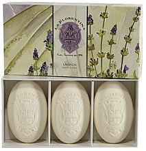 Духи, Парфюмерия, косметика Набор твердого мыла "Лаванда" - La Florentina Lavender Bar Soap Set