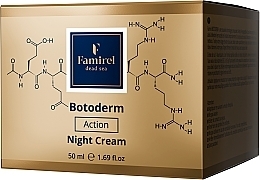 Ночной крем для лица против морщин - Famirel Botoderm Active Night Cream — фото N2