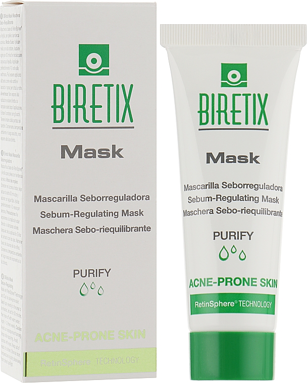 Себорегулювальна маска для обличчя з акне - Cantabria Labs Biretix Mask — фото N2