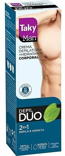 Крем для депіляції, для чоловіків - Taky Man Depilatory Cream — фото N1