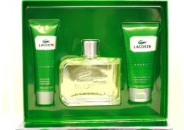 Духи, Парфюмерия, косметика Lacoste Essential - Набор (edt/125ml + ash/balm/75ml + sh/gel/50ml)