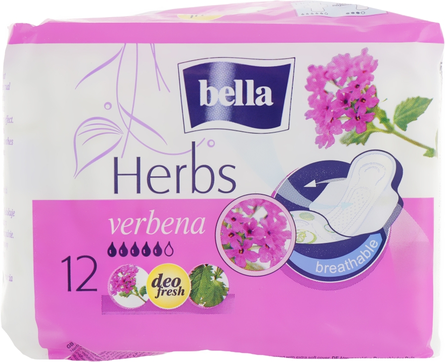 Прокладки Panty Herbs Verbena, 12шт - Bella — фото N1