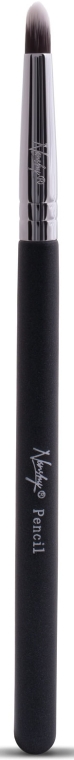 Кисть для растушевки MC-PE-02 - Nanshy Pencil Makeup Brush Onyx Black — фото N1