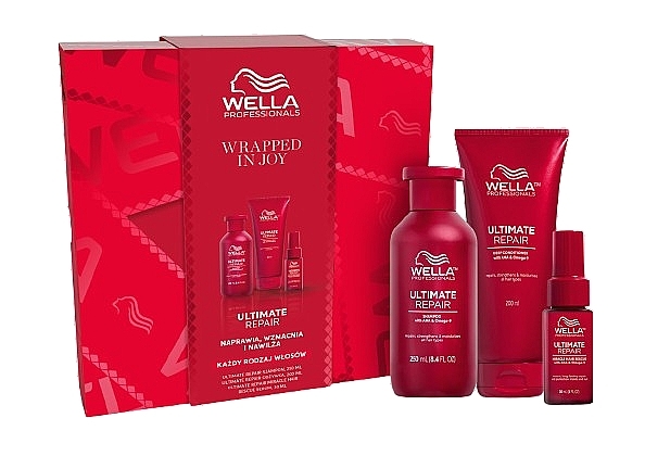 Набор - Wella Professionals Ultimate Repair (shm/250ml + h/cond/200ml + h/ser/30ml) — фото N1