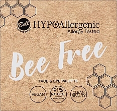 Палетка для обличчя та повік - Bell Hypoallergenic Bee Free Vegan Face&Eye Palette — фото N2