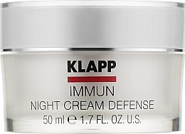 Духи, Парфюмерия, косметика Крем для интенсивного ночного ухода - Klapp Immun Night Cream Defense