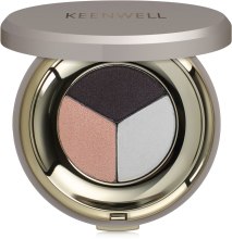 Парфумерія, косметика Тіні для повік "Тріо" - Keenwell Trio Compact Eye Shadow