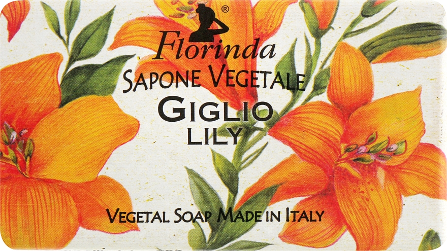 Мило натуральне "Лілія" - Florinda Sapone Vegetale Lily — фото N1
