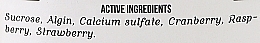Маска для обличчя альгінатна антиоксидантна з червоними ягодами - Alesso Professionnel Translucent Alginate Peel-Off Face Mask With Red Berries — фото N5