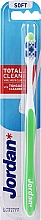 Зубная щетка Total Clean, мягкая, зеленая - Jordan Total Clean Soft — фото N1