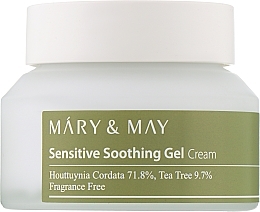 Парфумерія, косметика Заспокійливий крем-гель для проблемної шкіри обличчя - Mary & May Sensitive Soothing Gel