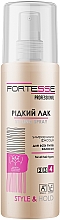 Рідкий лак для волосся, ультрасильна фіксація - Fortesse Professional Style Hairspray Ultra Strong — фото N1