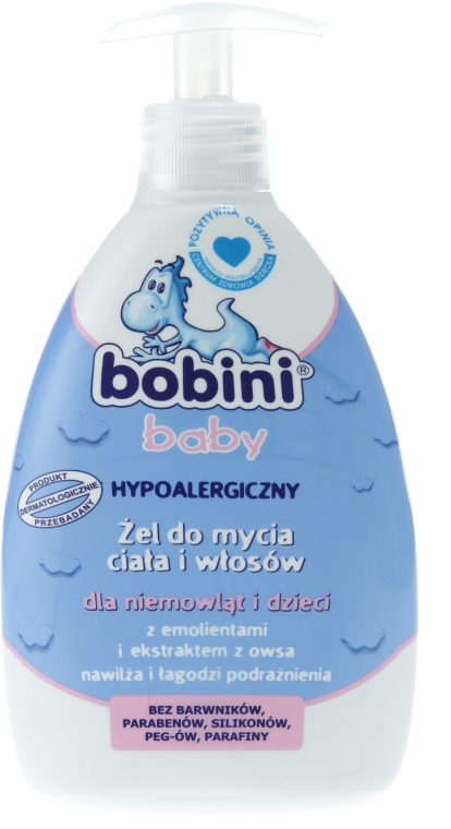 Гипоаллергенный гель для тела и волос - Bobini