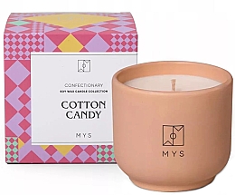 Парфумерія, косметика Соєва свічка "Цукрова вата" - Mys Cotton Candy Candle