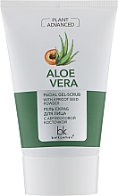 Парфумерія, косметика Гель-скраб для обличчя - Belkosmex Aloe Vera Hialuron Facial Gel-Scrab With Apricot Seed Powder