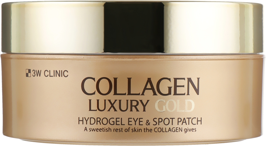 Патчі для очей з колагеном і золотом - 3w Clinic Collagen & Luxury Gold Eye Patch — фото N4