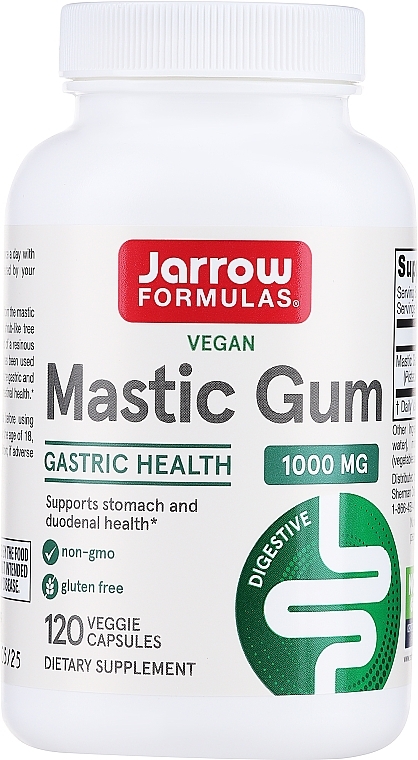 Пищевые добавки "Экстракт мастиковой смолы" - Jarrow Formulas Mastic Gum — фото N3