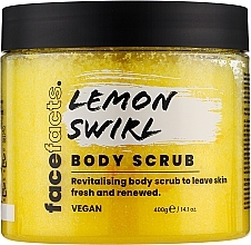 Парфумерія, косметика Скраб для тіла "Лимонний вир" - Face Facts Body Scrub Lemon Swirl