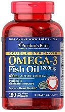 Парфумерія, косметика Омега-3, 1200 мг - Puritan's Pride Double Strength Omega-3 Fish Oil 1200mg/600mg Softgels