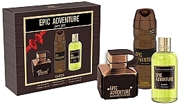 Духи, Парфюмерия, косметика УЦЕНКА Emper Epic Adventure - Набор (edt/100ml + deo/200ml + sh/gel/250ml) *