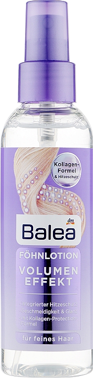 Лосьйон для укладання волосся "Об'ємний ефект" - Balea Volumen Effekt — фото N2