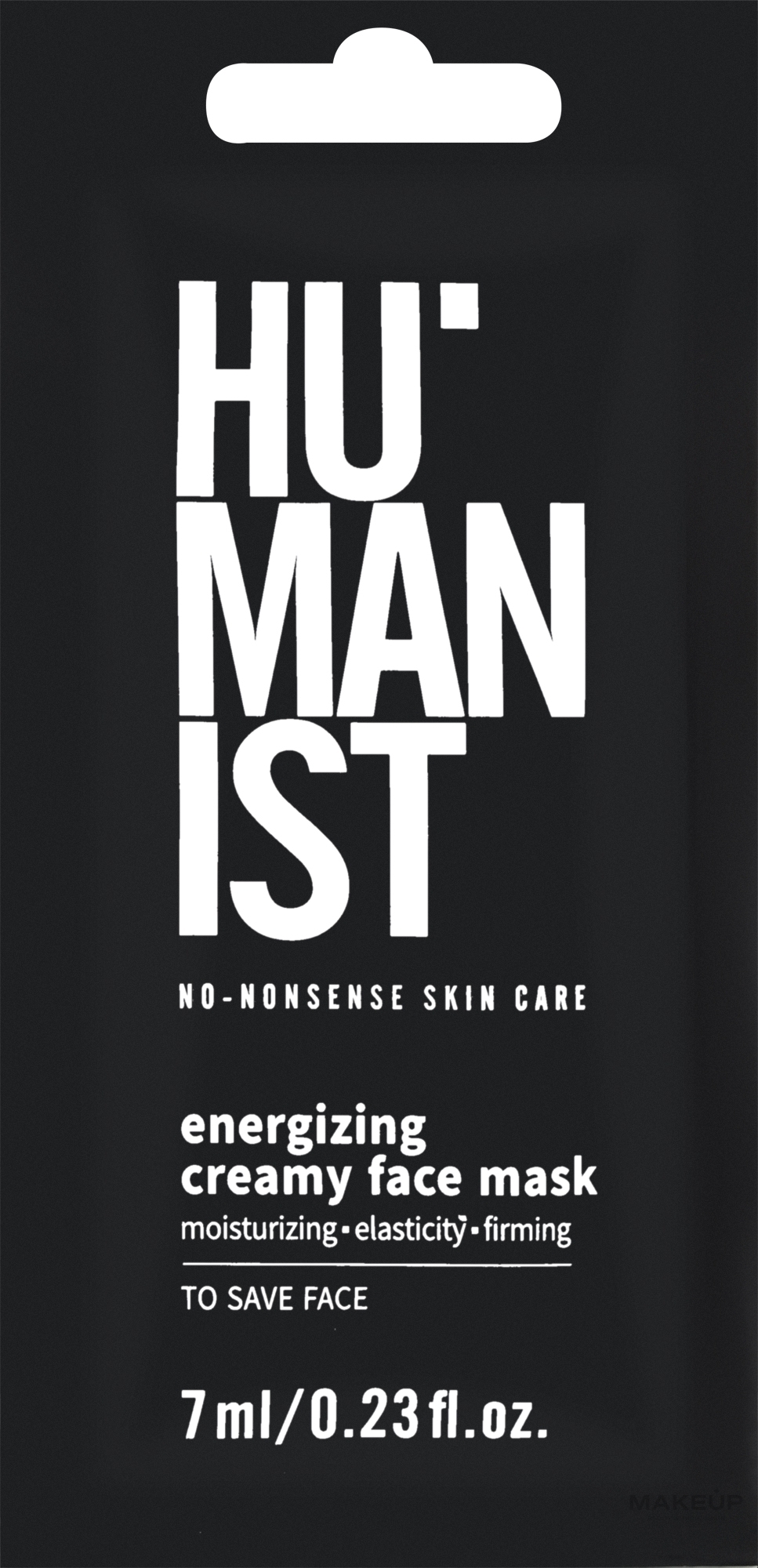 Энергетическая маска для лица для мужчин - Delia Humanist Energizing Creamy Face Mask — фото 7ml